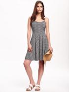 Old Navy Womens Cami Dress For Women Black Print Size S