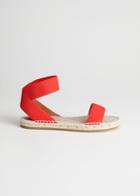 Other Stories Two-strap Sandal - Red