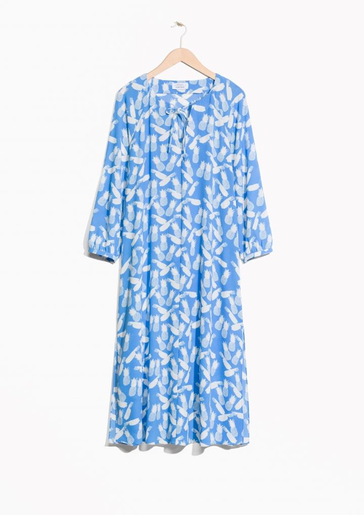 Other Stories Pineapple Blouse Dress
