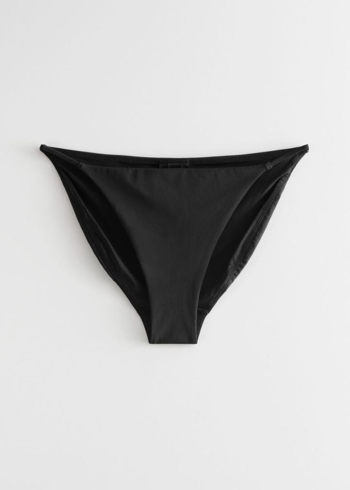 Other Stories Mini Bikini Bottoms - Black