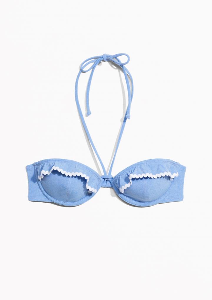 Other Stories Frill Wire Bikini Top