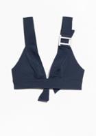 Other Stories Buckle Detail Bikini Top
