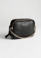 Other Stories O-ring Chain Crossbody Bag - Black
