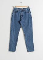 Other Stories Slim High Rise Jeans - Blue