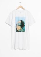Other Stories Cotton T-shirt Dress - White