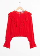 Other Stories Ruffle Blouse