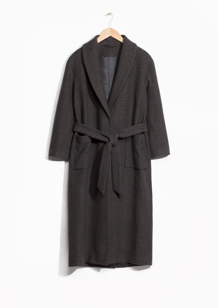 Other Stories Boyfriend Wrap Coat