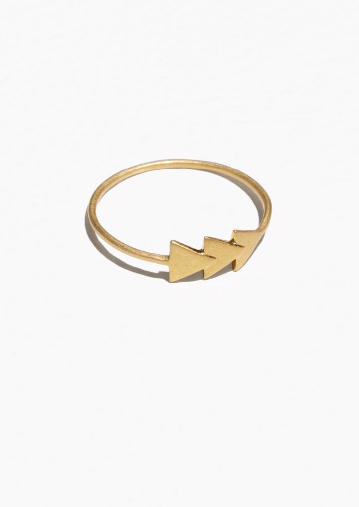 Other Stories Overlapping Triangles Ring