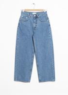 Other Stories High Waisted Culotte Jeans - Blue