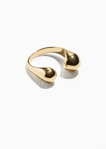 Other Stories Open Ring - Gold