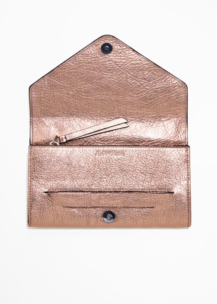 Other Stories Envelope Wallet - Gold