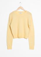 Other Stories Fuzzy Sweater - Yellow