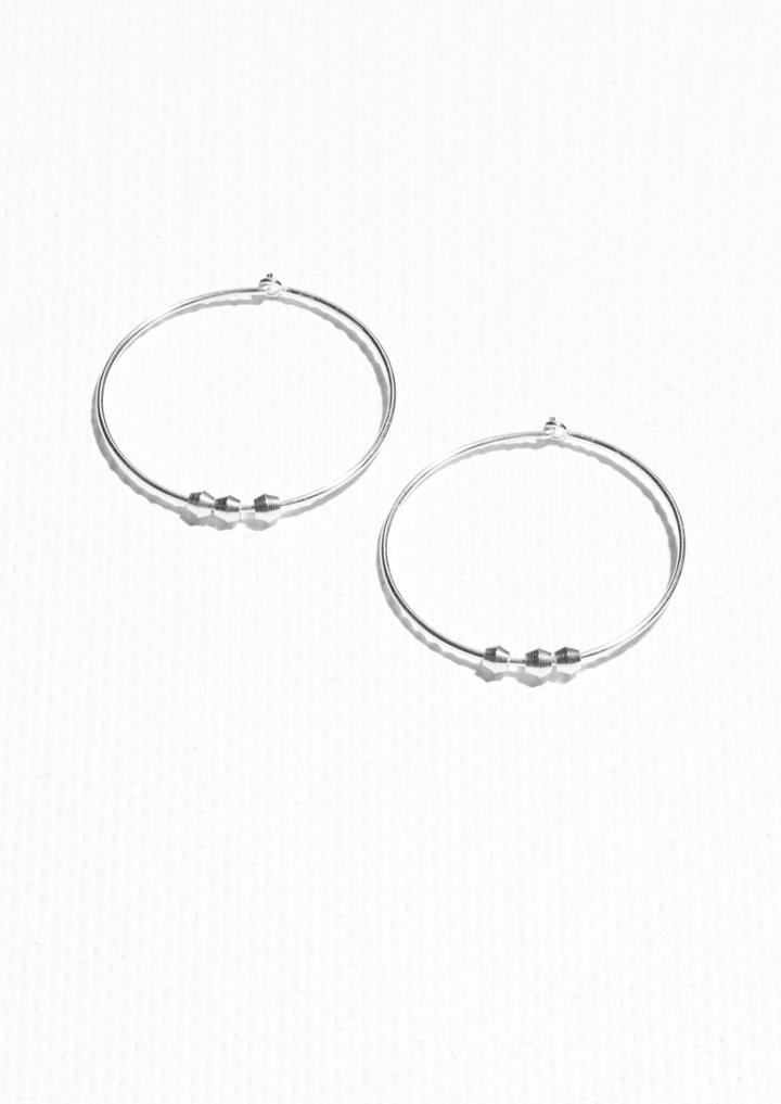 Other Stories Beads Hoop Earrings