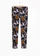 Other Stories Agate Print Tapered Trousers