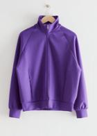 Other Stories Oversized Track Jacket - Purple