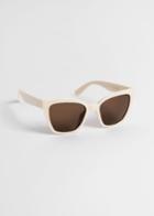 Other Stories Cat Eye Sunglasses - White