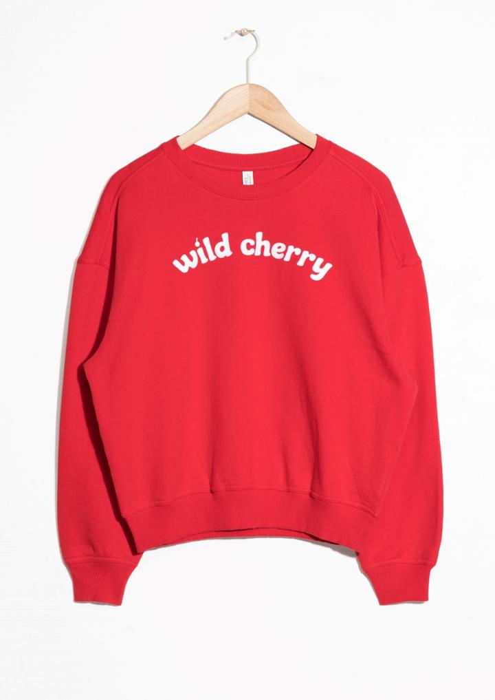 Other Stories Wild Cherry Pullover