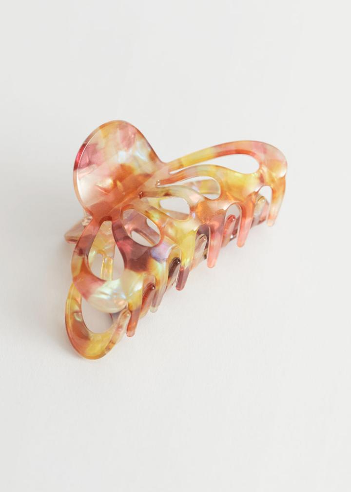 Other Stories Butterfly Claw Clip - Orange