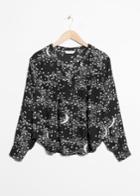 Other Stories Crescent Blouse - Black