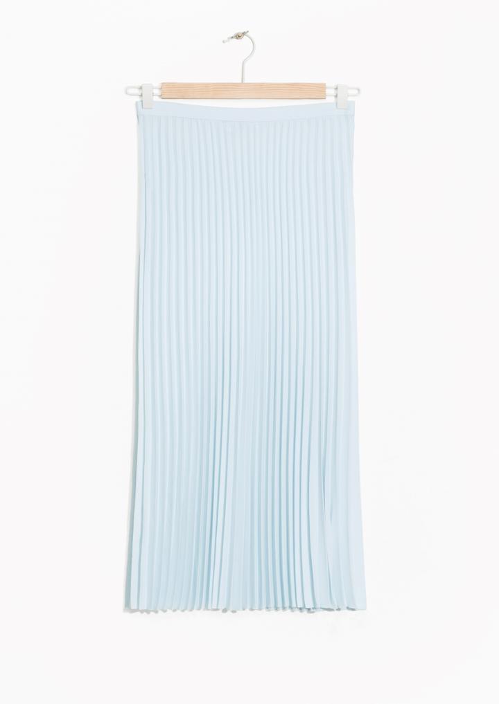 Other Stories Pleated Midi Skirt