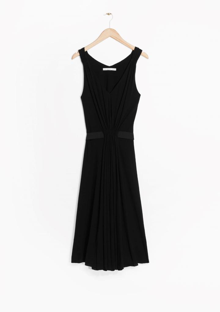 Other Stories Midi Viscose Dress