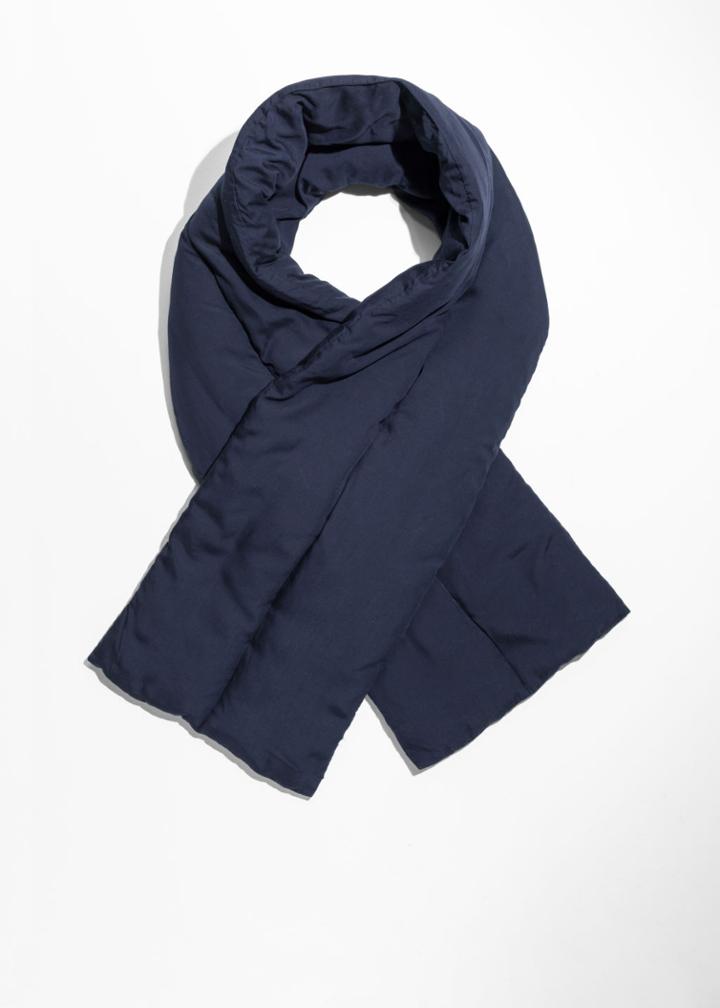 Other Stories Padded Scarf - Blue