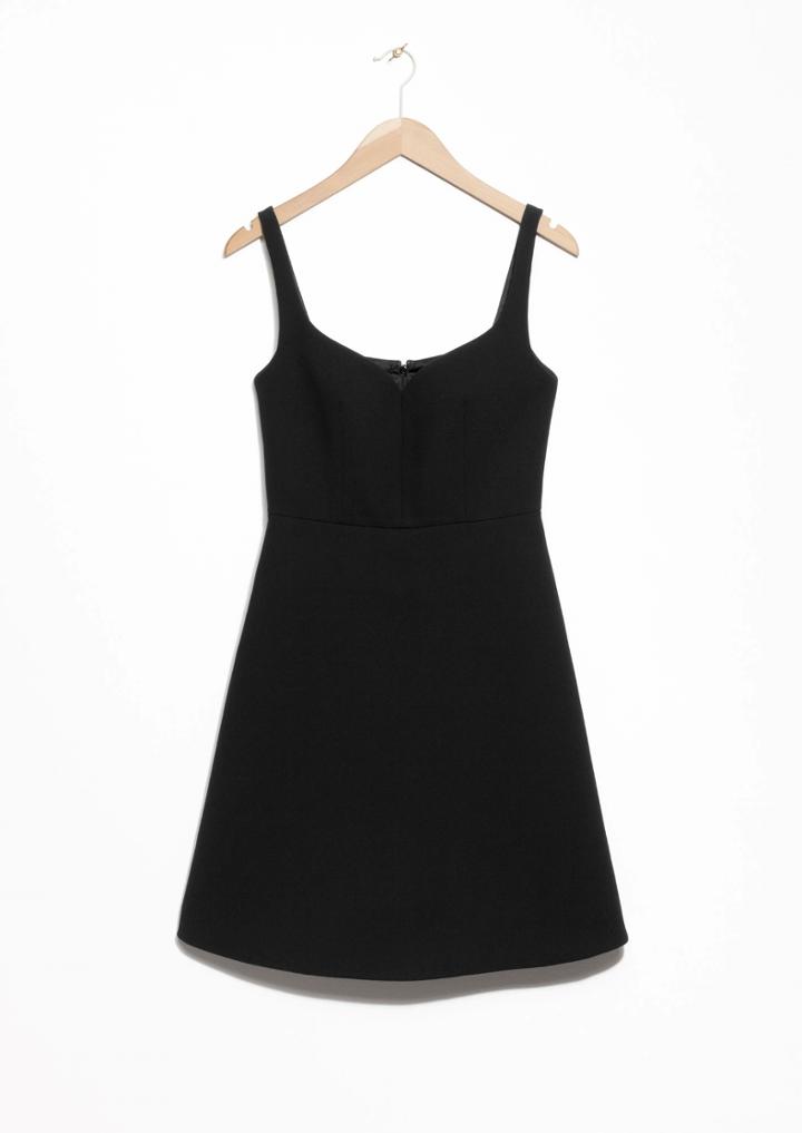Other Stories Sweetheart Neckline Dress