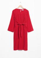 Other Stories Knot Dress - Red