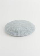 Other Stories Wool Knit Beret - Green