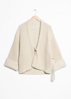 Other Stories Belted Cardigan - Beige