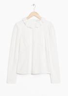 Other Stories Frill Blouse - White