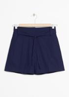 Other Stories Cotton Shorts - Blue