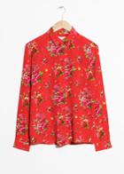 Other Stories Silk Shirt - Red