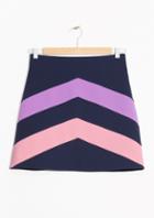 Other Stories Colour Block Mini Skirt