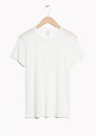 Other Stories Straight Fit Lyocell T-shirt