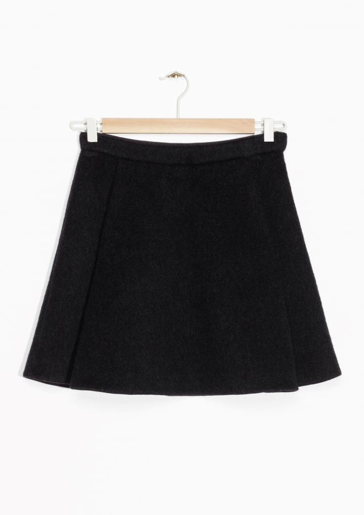 Other Stories Wool-blend Skirt