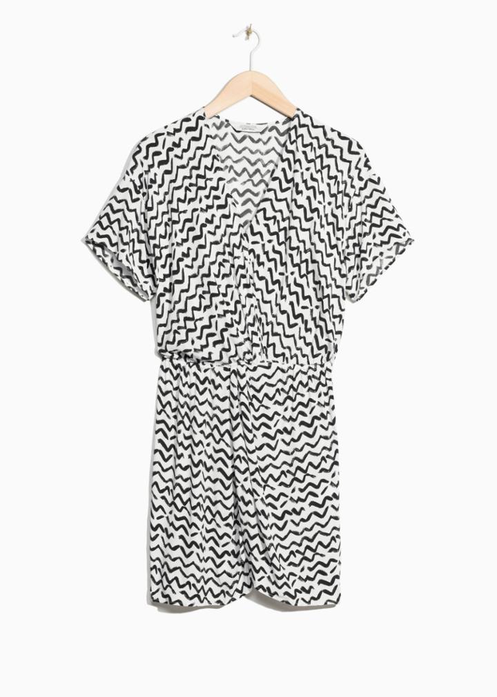 Other Stories Wrap Mini Dress - White