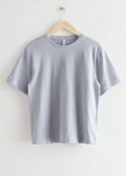 Other Stories Relaxed Washed Crewneck T-shirt - Blue