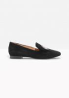 Other Stories Patched Suede Loafers