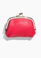 Other Stories Leather Coin Purse - Pink