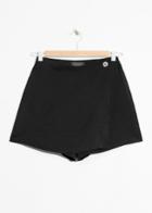 Other Stories High Waisted Skort - Black