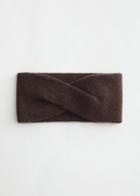 Other Stories Cashmere Knitted Headband - Brown