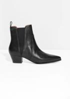 Other Stories Western Chelsea Leather Boots