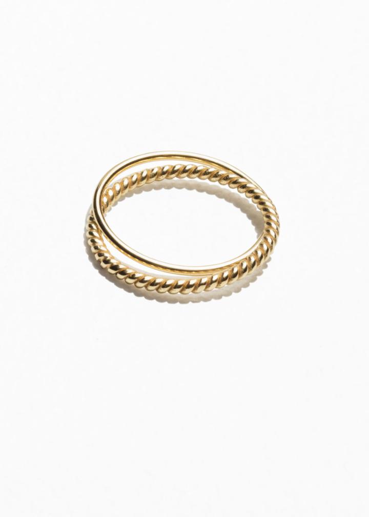 Other Stories Two-ring Set - Gold