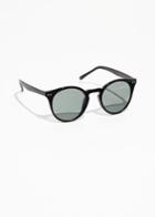 Other Stories Rounded Sunglasses - Black