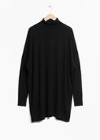 Other Stories Turtleneck Dress - Black