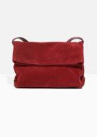 Other Stories Fold-over Suede Crossbody
