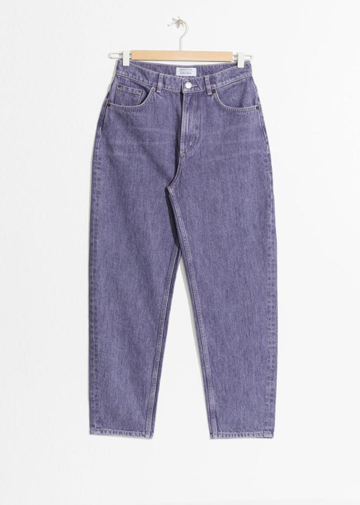 Other Stories Mom Denim - Purple