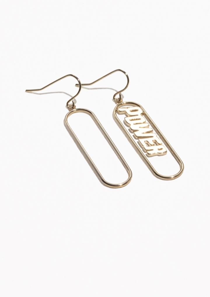 Other Stories Power Charm Earrings