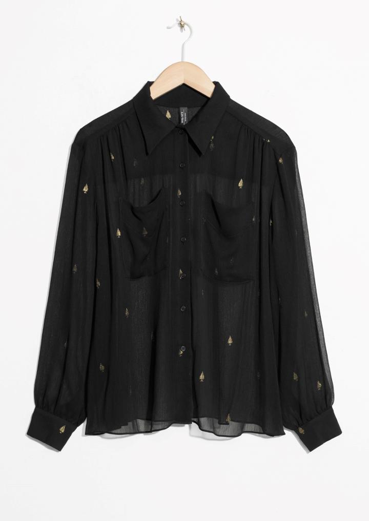 Other Stories Spades Blouse